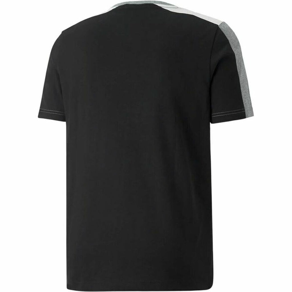 Men’s Short Sleeve T-Shirt Puma Essential+ Block Black