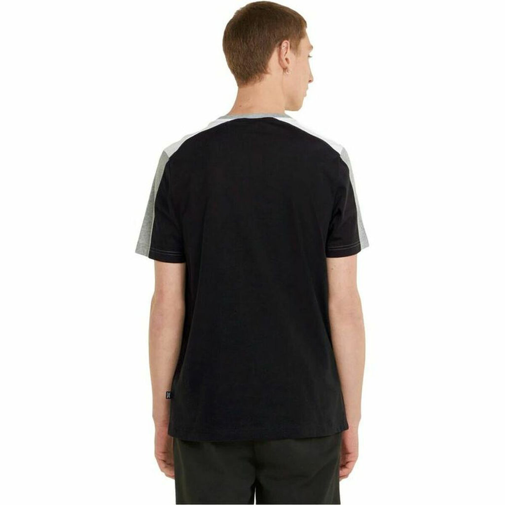 Men’s Short Sleeve T-Shirt Puma Essential+ Block Black