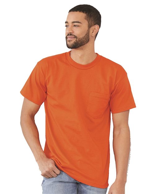 Bayside 3015 Unisex Union-Made Pocket T-Shirt