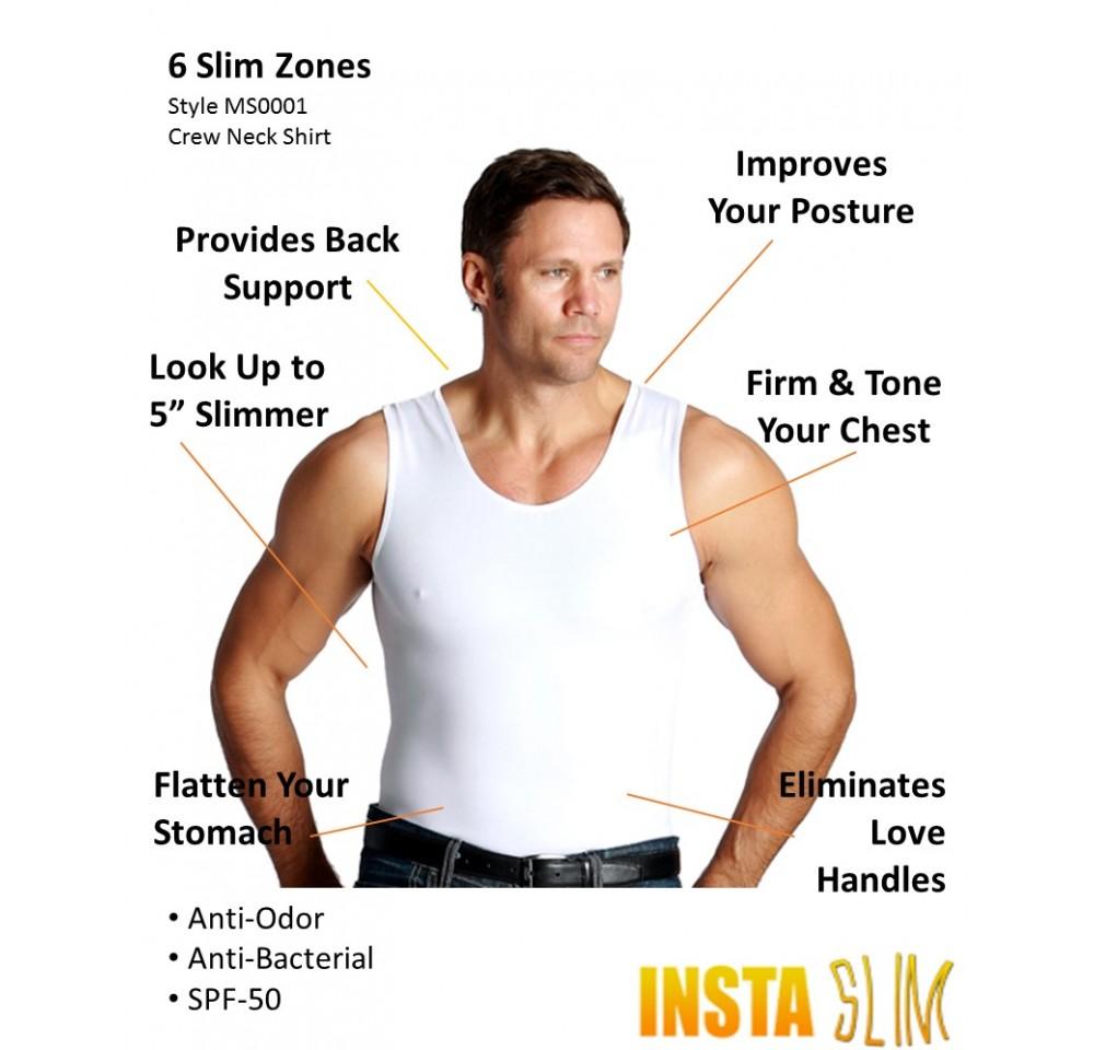 Men's Insta Slim I.S.Pro USA Compression Muscle Tank Shapewear MS0001
