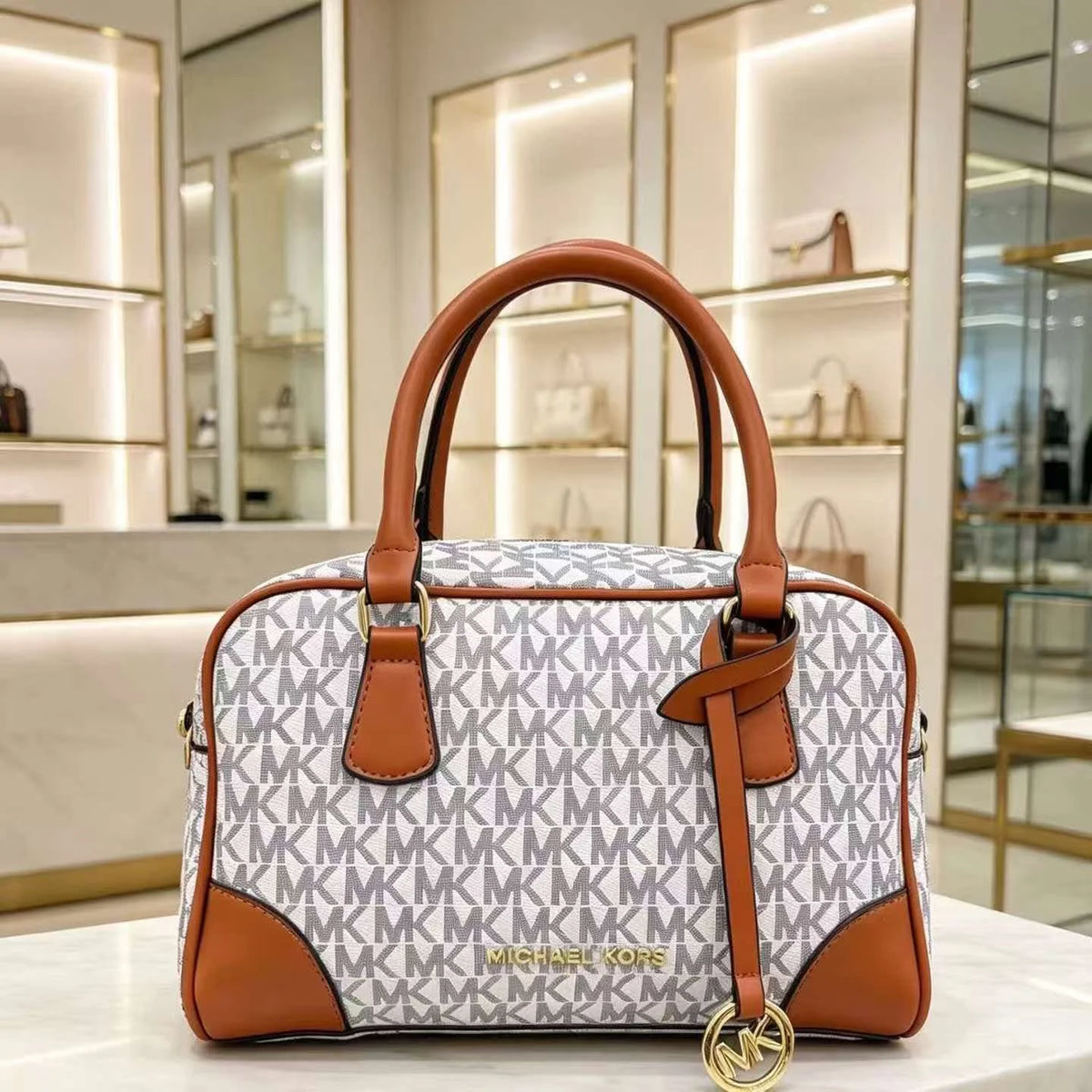 MK2026 New Michael Kors Wide Strap Shoulder Crossbody Bag for Women,