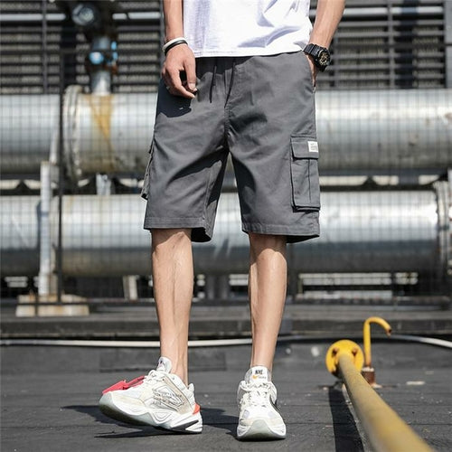 US Stock Men's Tooling Shorts Camouflage Large Size Cotton Casual